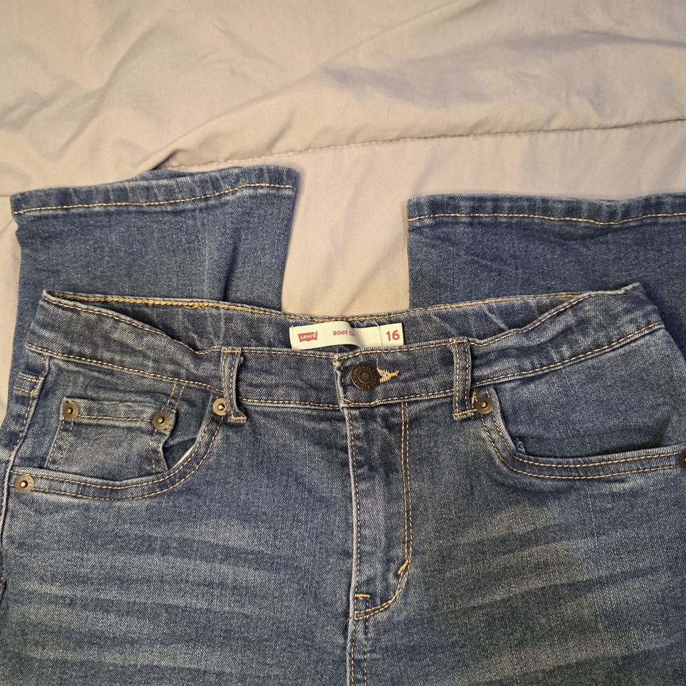Levi's Big Girl/Teen's Blue Jeans Size 16